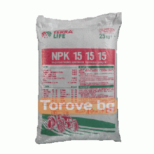 НПК / NPK 15-15-15 5кг. - Комбиниран,комплексен тор